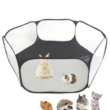 Portable Pet Tent Small Animal Pet Playpen Breathable Transparent Pet Tent with
