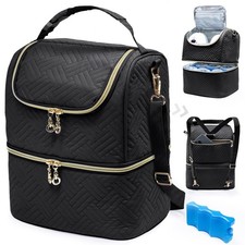 Breastmilk Storage Bag With Ice Pack for 6 Mam Bottles - Breast Pump Cooler f...