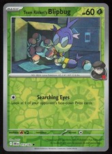 Team Rocket's Blipbug 015/182 Common Destined Rivals Pokemon Reverse Holo NM