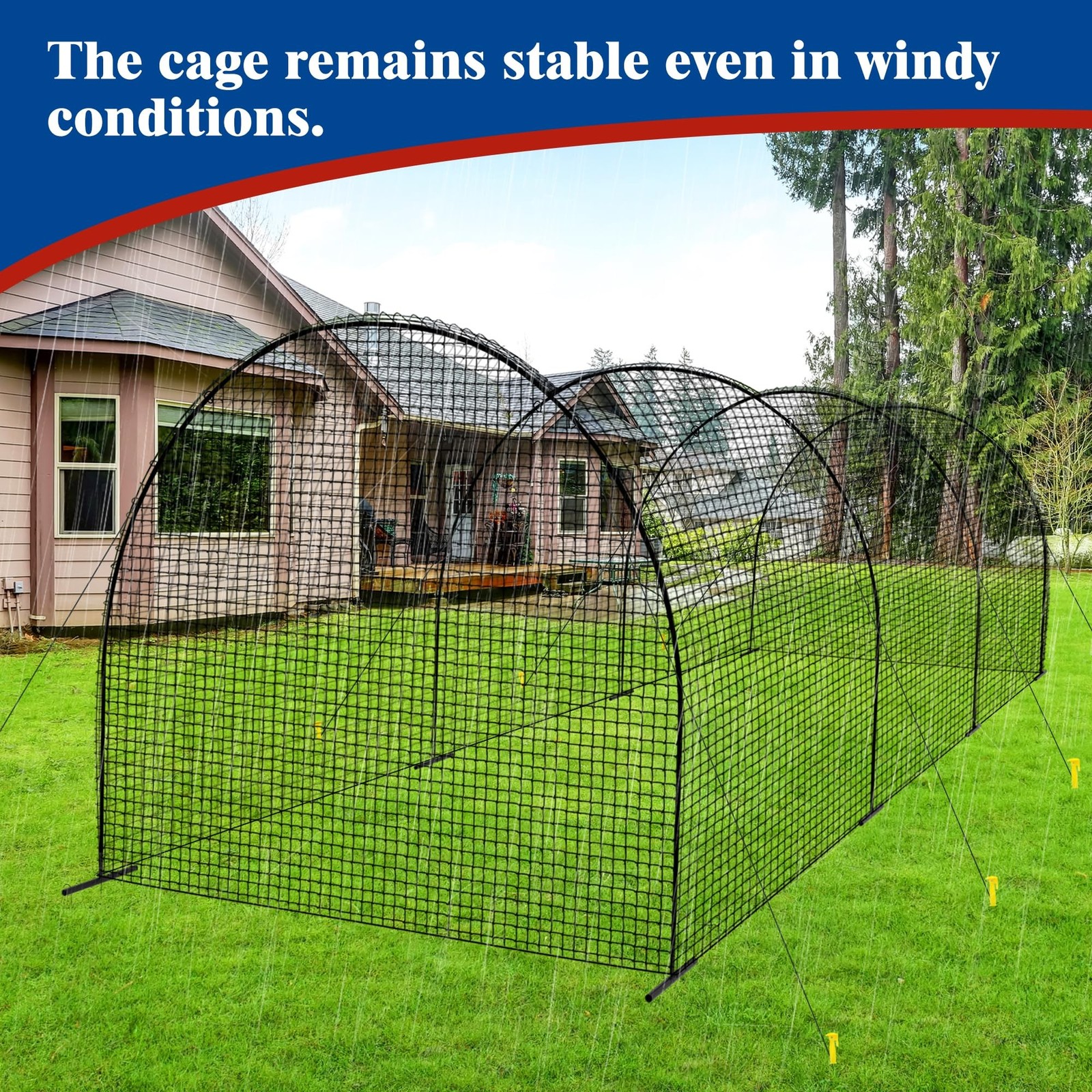 20&30FT Baseball Batting Cages with Frame and Net for Backyard, Baseball Trai...