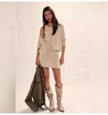 Free People Sadie Mini Dress With Sweater Size Small NWT
