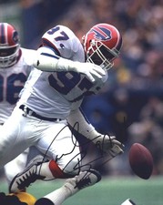 Cornelius Bennett signed NFL football 8x10 photo W/Cert Autographed (A0577