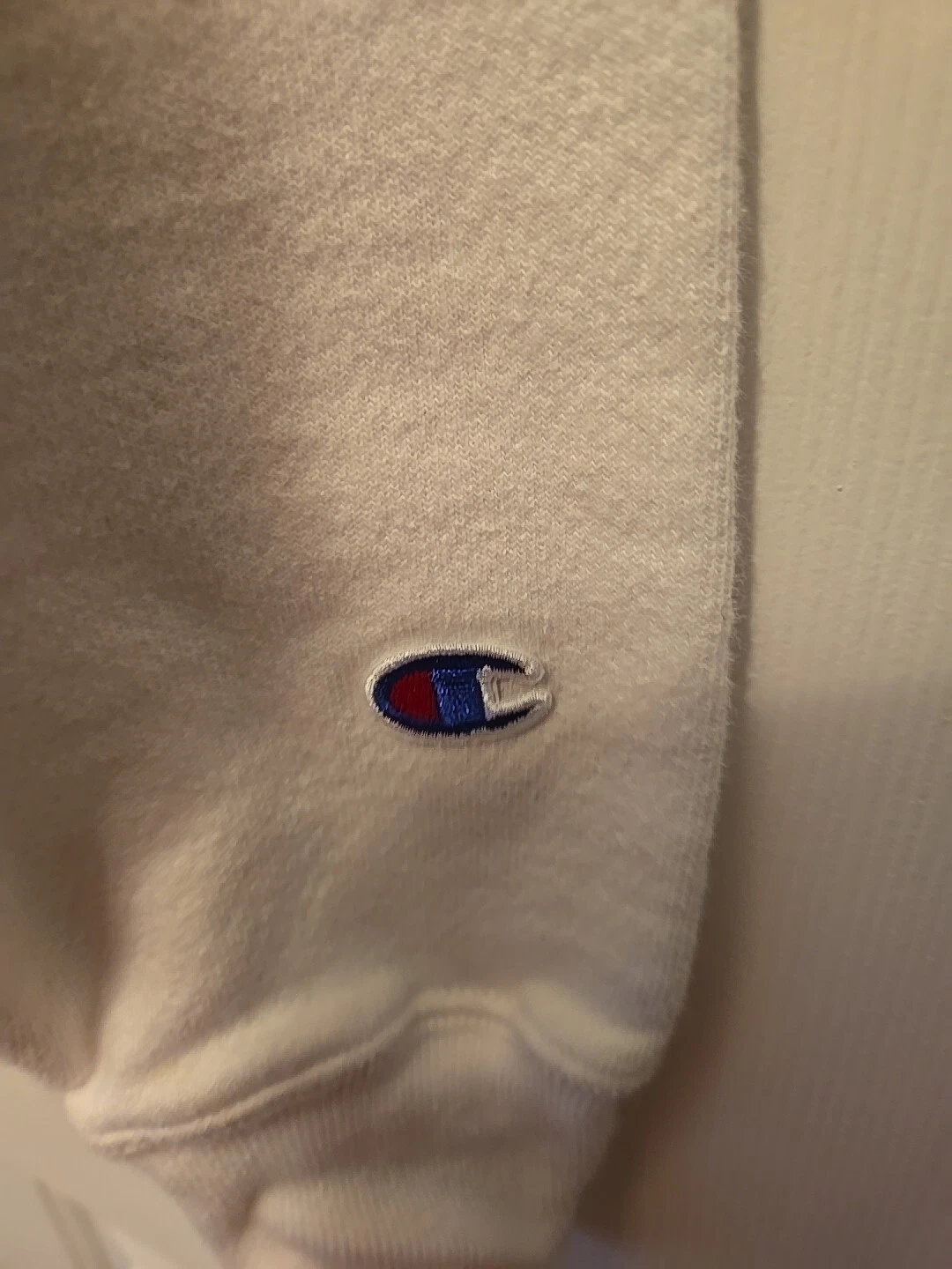 OFF WHITE Felpa Champion con cappuccio tessuto rovesciato donna taglia small felpa maglione vintage maglia