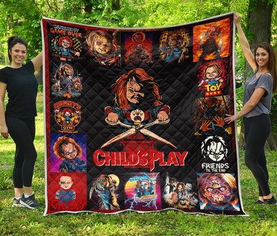 Child's Play Chucky Doll Horror Killer Horror Movie Fans Halloween SOFA BLANKET