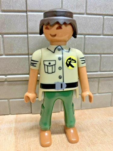 Playmobil character adventurer explorer zoo Dino 06 for CUSTOM RARE VINTAGE