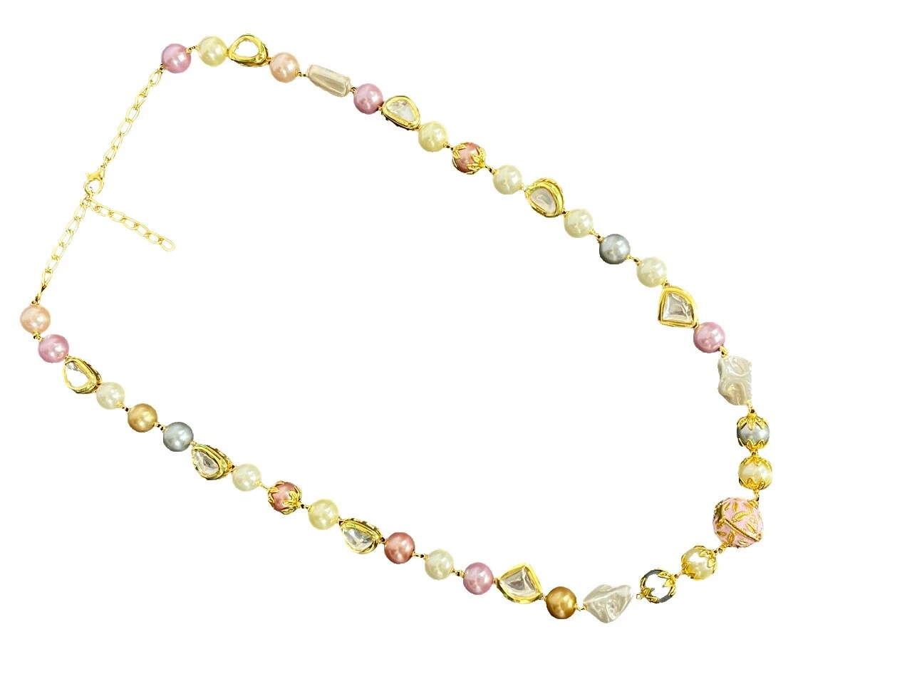 Joyería de Moda Piedra perla de latón chapado