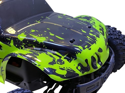 Custom Body Camouflage Buggy for ARRMA BIGROCK BLX 1/10 RC TRUCK Car - Picture 13 of 14