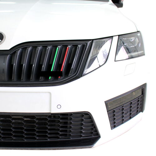 Kühlergrill Stripe Set Skoda Nierenaufkleber Sticker Kühler Gitter - Bild 2 von 6