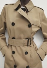 Bnwot Massimo Dutti Classic Trench Coat Rrp £249