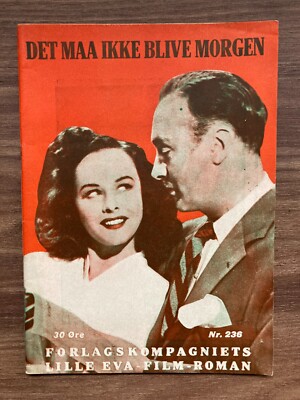 Hold Back the Dawn de Havilland 1946 Dänischer Filmroman ''EVAs Lille Film Roman''