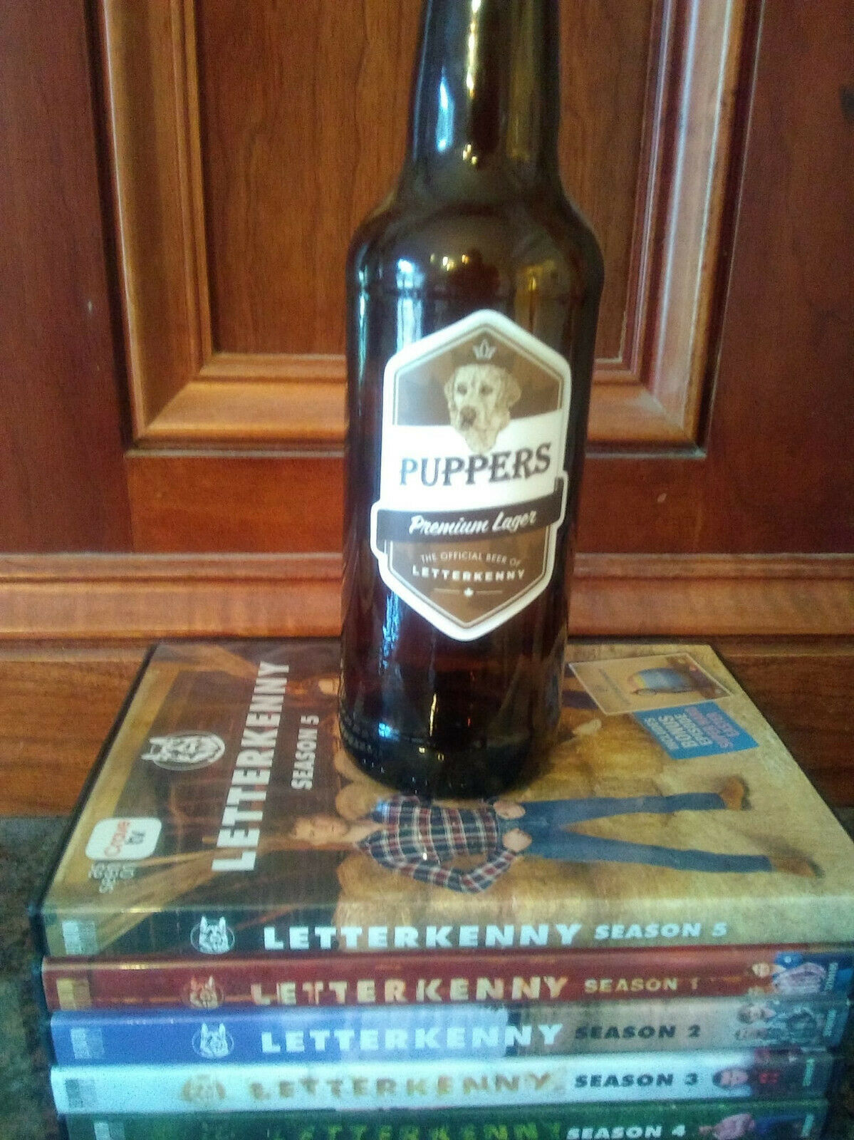 3" Letterkenny Puppers Decal/Sticker w/NECKPupper's beerBEST QUALITY