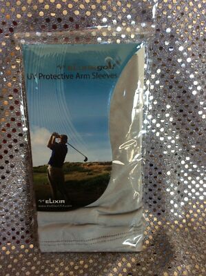 ONE Elixir golf sunblock UV 50 protective compression arm sleeve band black