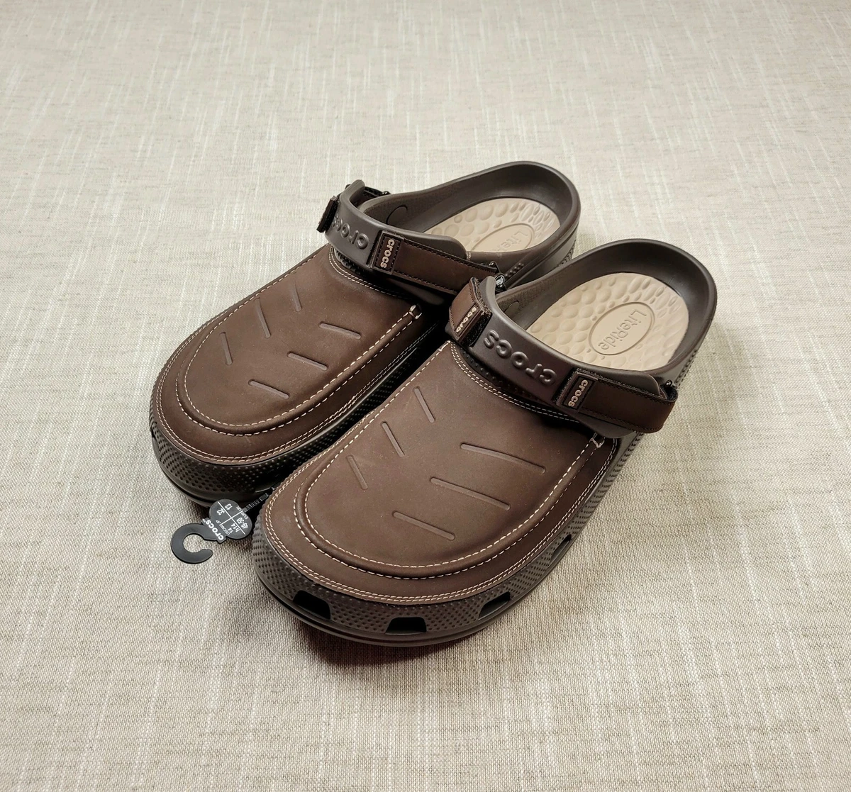 CROCS Yukon Vista II Clogs Size 14 Mens Brown Expresso Lite Ride