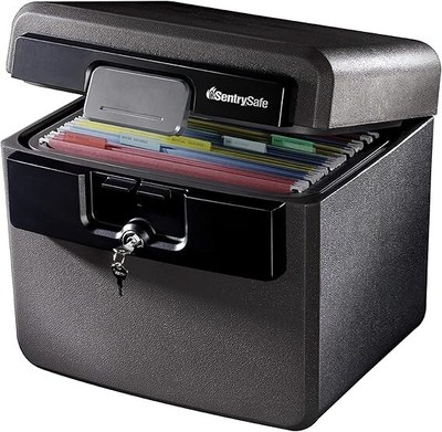 SentrySafe HD4100 Fireproof Safe and Waterproof Safe with Key Lock 0.65 Cubic