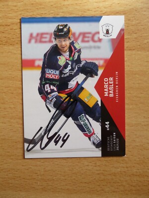 DEL 2021/22 Marco Baßler #37 original signiert