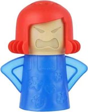 ANGRY MAMA Microwave Steam Cleaner  Blue Brand New  Sealed 