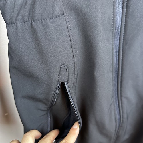 Damen Magellan Outdoor Jacke mit Kapuze groß schwarz Taschen Kordelzug Wandern - Bild 3 von 7
