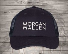 Morgan Wallen - MW Logo - Dangerous - Embroidered Mesh Hat - Fast/Free Shipping