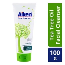 AIKEN TEA TREE OIL FACIAL CLEANSER - UV PROTECTION , OIL & ACNE CONTROL 100g