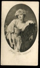 Tobacco Card, R&J Hill, FAMOUS PICTURES, 1912, Prize Coupon, La Laitiere, #13
