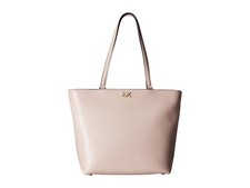 NWT Michael Kors Mott Medium Leather Tote Soft Pink with Gold Tone Hardware