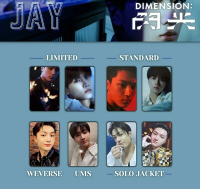 ENHYPEN JAY DIMENSION : SENKOU Official Photo card Solo Universal