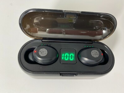 AMOI F9 Bluetooth Earbuds Black Wireless with charging Case