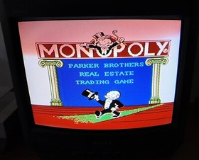 NES 4 Board Game Lot Monopoly Family Feud Pictionary Wheel of Fortune All Tested