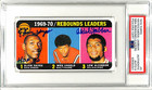 1970 Topps KAREEM ABDUL JABBAR & HAYES Signed Card #5 Auto Graded PSA/DNA 9 Slab