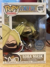 Sanji Soba Mask One Piece Funko Exclusive IN HAND W/ PROTECTOR