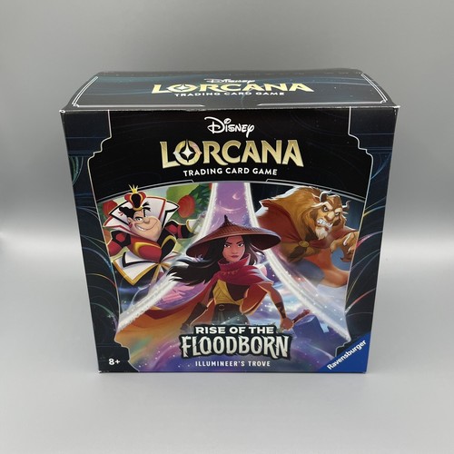 Disney Lorcana TCG Rise of the Floodborn Illumineer’s Trove Box NEW - Picture 2 of 5