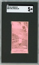 1889 Old Judge Bill McClellan Denver #304-3 SGC 5 P1422