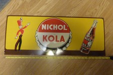 Original  Nichol Kola Tin Sign