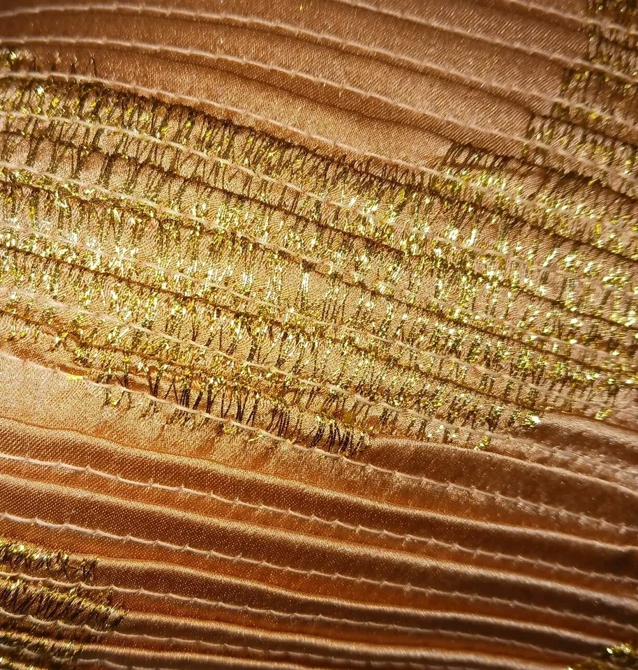 Satin Metallic Embroidered 18x18 Large Pillows. Threshold. New.  Lot Of 2 - Image 2 of 4