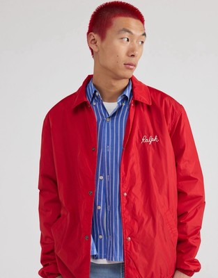 Ralph 赤 ナイロンジャケット N.Y. STATE CHAMPS