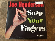 JOE HENDERSON Vocalist - Snap Your Fingers ~ TODD 2701 {dg orig} w/Cliff Parman