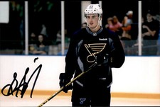 Glenn Gawdin Signed Autographed 4x6 Photo St Louis Blues / Calgary Flames