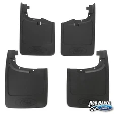 23 thru 26 Super Duty F-250 F-350 OEM Ford Molded Splash Guard Mud Flap Set 4-pc