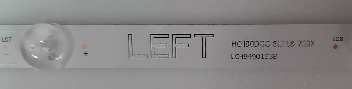 LED Backlight strip for LG 49UM7100 HC490DGG SLTLB 719X
