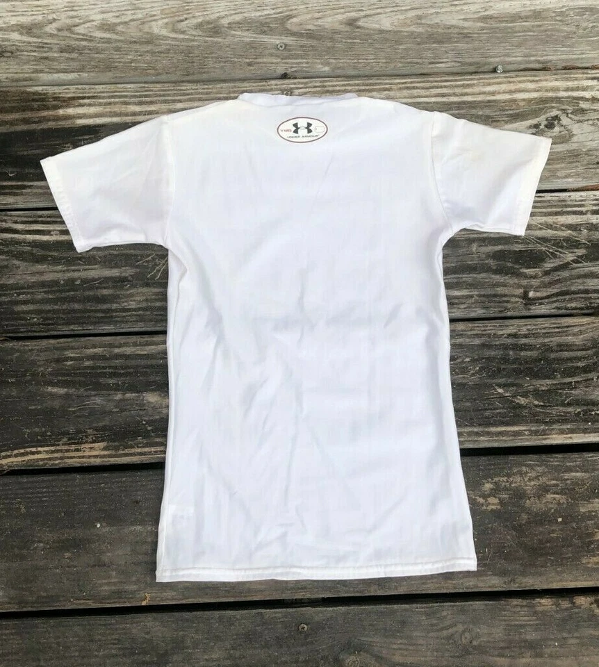 White Under Armour Long-Sleeve Thermal Base Layer - YMD - Image 2 of 4