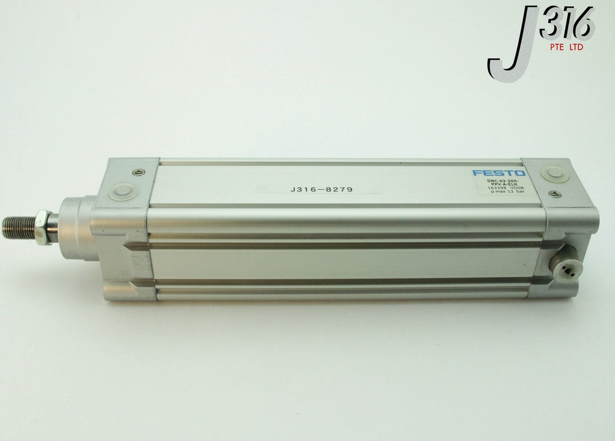 オーダー専用 8279 FESTO PNEUMATIC CYLINDER, P/N: 163398 DNC-63-200-PPV-A-ELH | eBay