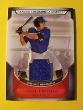 ANGEL CASTILLO (SP) GAME USED BAT RELIC #MM-AC LA ANGELS * 2012 TOPPS PRO DEBUT