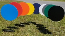  9-Pack Blank Yard Sign Circles - Assorted - H-Stakes - Pick Your Size