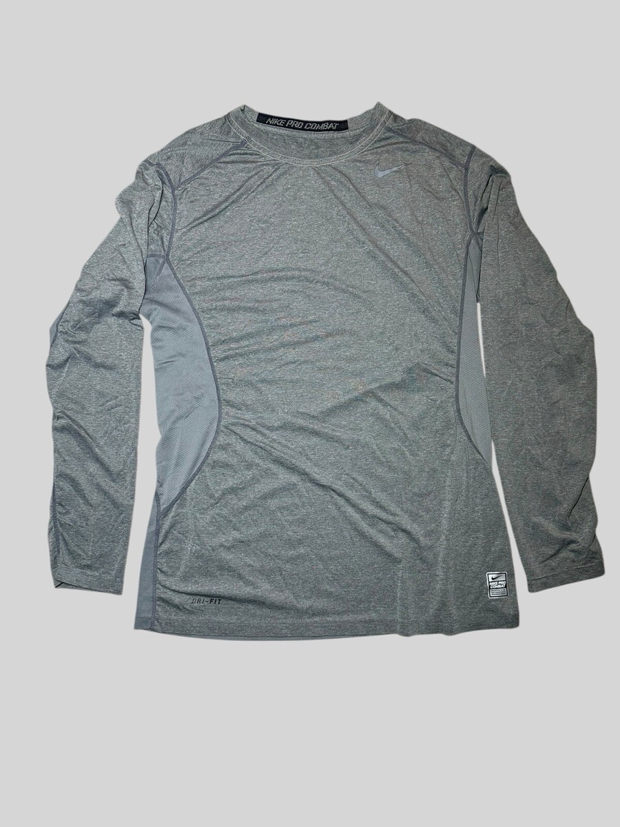 nike pro combat dri fit fitted long sleeve