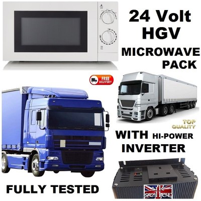 24V Forno a Microonde facile INVERTER CONVERTITORE Pack Truck Camion  Autocarro Arenato 24 Volt del veicolo | eBay