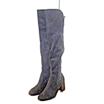UNISA womens BRYANT high heel over the knee boots shoe size M