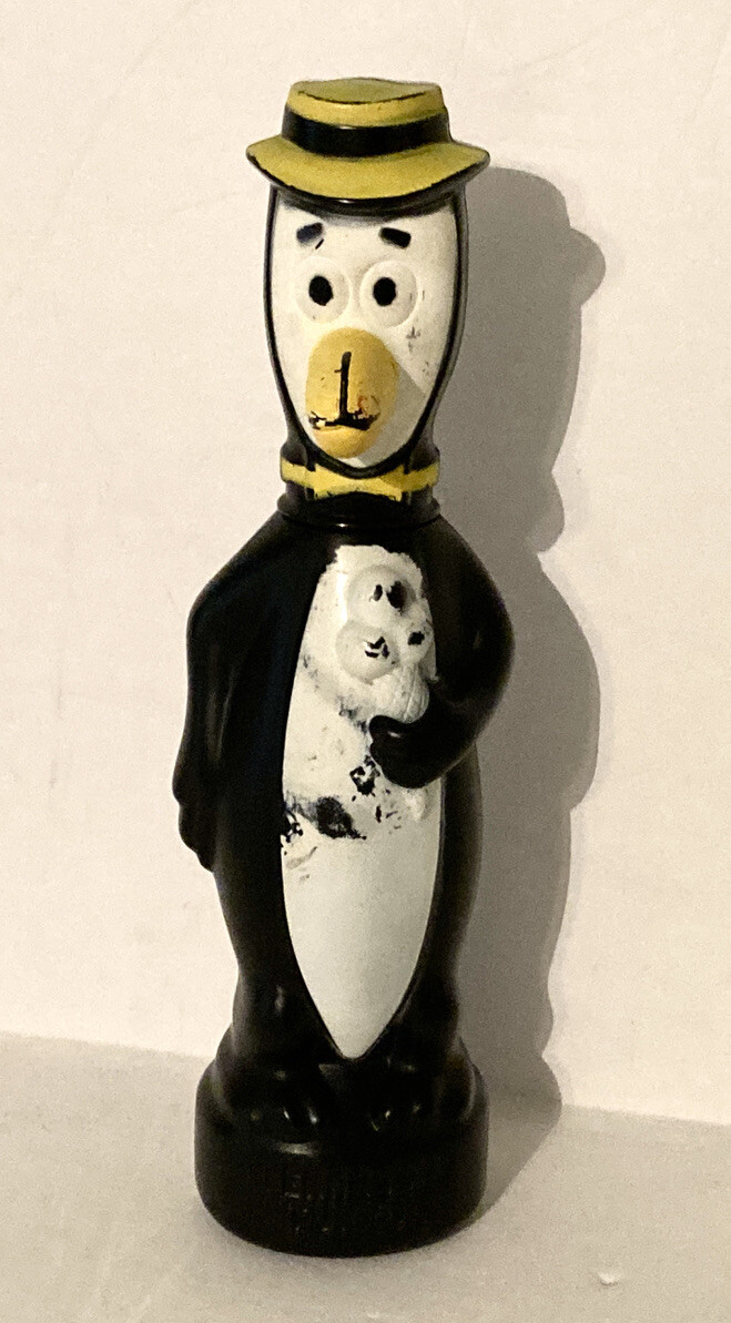 Vintage 1965 Tennessee Tuxedo Plastic Soaky Bottle COLGATE