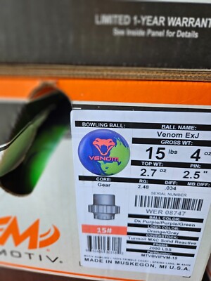 15.4oz/Top 2.7oz/Pin 2.5