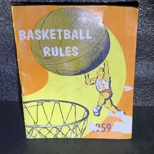 1959-60 RULE BOOK Official NATIONAL BASKETBALL COMMITTEE Vintage Sports Guide