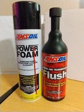Amsoil Engine Transmission Flush + Amsoil Power Foam Induction System Cleaner